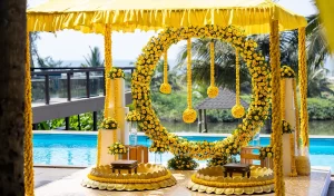 Beachside wedding venue in Ashwem Beach North Goa