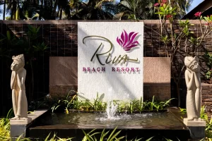 Resort Front Image of Riva Beach Resort Entrance in Mandrem North Goa